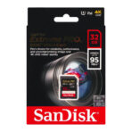 SANDISK SDHC MEMORY CARD 32GB 95MB/s EXTREME PRO