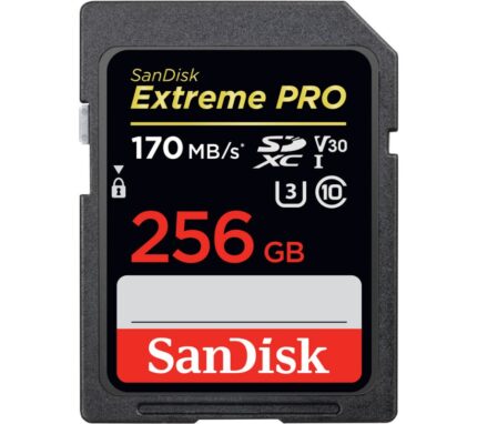 SANDISK SDHC MEMORY CARD 256GB 170MB/s EXTREME PRO