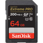 SANDISK SDXC MEMORY CARD 64GB 200MB/s EXTREME PRO