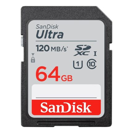 SANDISK SDHC MEMORY CARD 64GB 120MB/s ULTRA