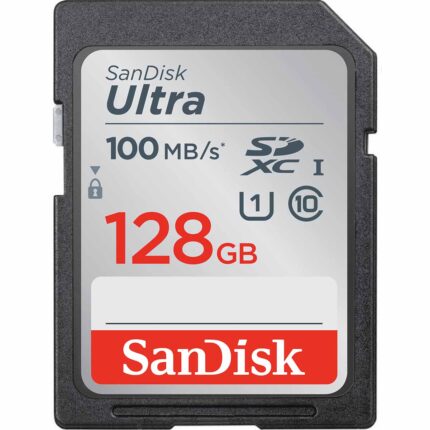 SANDISK SDHC MEMORY CARD 128GB 100MB/s ULTRA