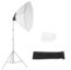 FOLDABLE UMBRELLA WITH BULB HOLDER