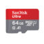 SANDISK MICRO SD CARD 64GB 100MB/s ULTRA, SANDISK MICRO SD MEMORY CARD 64GB 100MB/s ULTRA