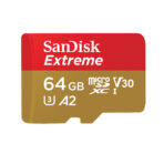 SANDISK MICRO SD CARD 64GB 160MB/s EXTREME, SANDISK MICRO SD MEMORY CARD 64GB