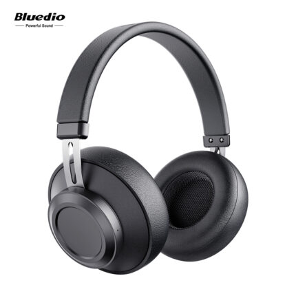 BLUEDIO BT5 WIRELESS HEADPHONES AND WIRED STEREO BLUETOOTH OVER-EAR HEADSET WITH BUILT-IN MICROPHONE