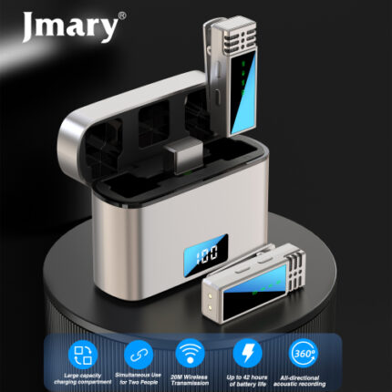 JMARY MW-15 2.4G WIRELESS MICROPHONE FOR MOBILE Type-C AND LIGHTNING