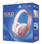 PLAYSTATION GOLD WIRELESS HEADSET ROSE GOLD HEADPHONE