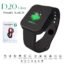 D20 FITNESS BRACELET BLOOD PRESSURE BLUETOOTH HEART RATE MONITOR BLACK